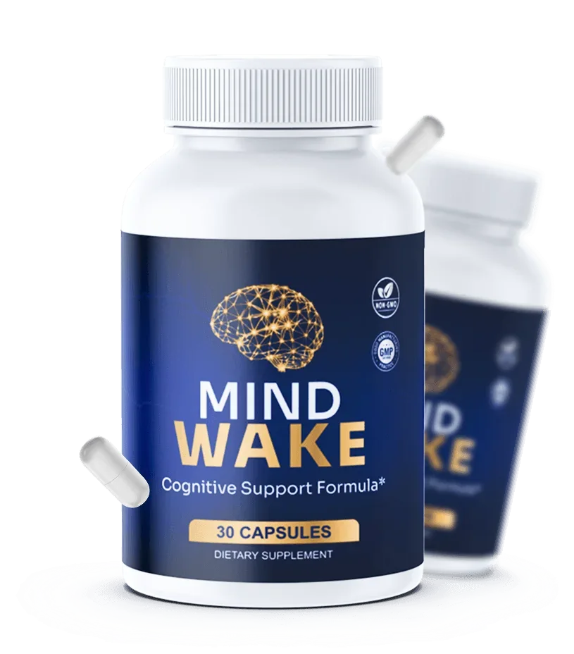 MindWake bottle with capsules